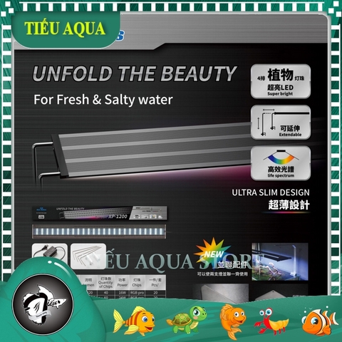 Đèn Hồ Cá RGB Neo-Helios Flat Light Solar XP-300 XP-450 XP-600 XP-800 XP-900 XP-1200 Đỏ Cá Không Đỏ Nước