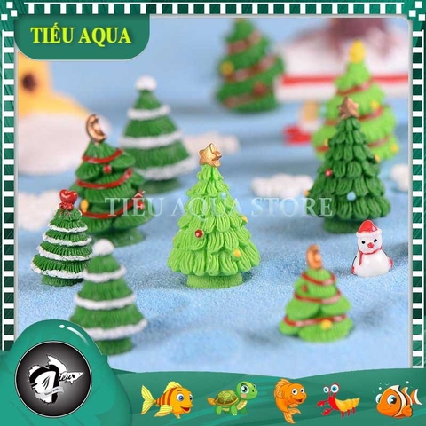Phụ Kiện Tiểu Cảnh - Mô Hình Cây Thông Giáng Sinh (ZC - 664)-Tiểu Cảnh Trang Trí Noel, Giáng Sinh