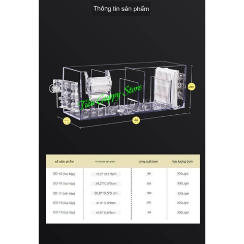 Lọc Tràn Tích Hợp Máy Bơm Jeneca - Có Nhiều Ngăn Chứa Vật Liệu Lọc - Kiểu Dáng Đẹp