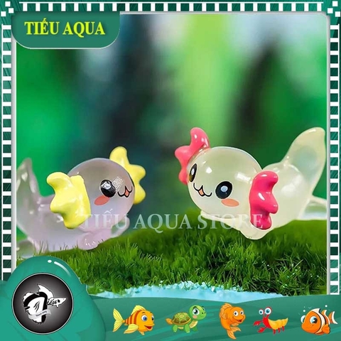 Phụ Kiện Tiểu Cảnh - Mô Hình Cá Thòi Lòi Dạ Quang (ZC-206) - Tiểu Cảnh Trang Trí Chậu Sen đá, Hồ Cá, Bonsai, Terrarium