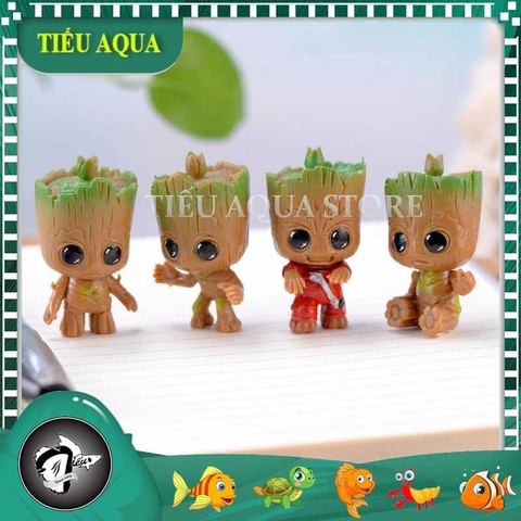 Phụ Kiện Tiểu Cảnh - Mô Hình Người Cây Mini (ZC-37) - Tiểu Cảnh Trang Trí Chậu Sen đá, Hồ Cá, Bonsai, Terrarium