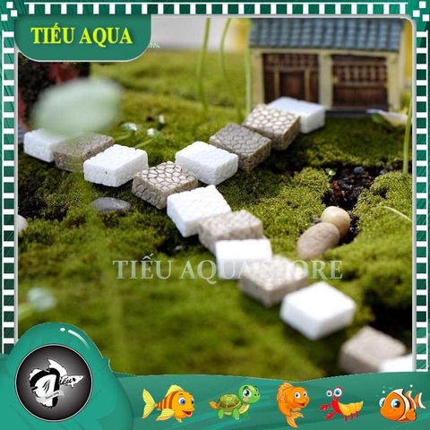 Phụ Kiện Tiểu Cảnh - Đá Lát Đường (ZC-560) - Tiểu Cảnh Trang Trí Chậu Sen đá, Hồ Cá, Bonsai, Terrarium