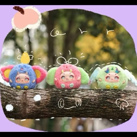 [Blindbox Chính Hãng] MOKI 12 Cung Hoàng Đạo, móc khoá gấu bông dễ thương- Quà tặng cho bé