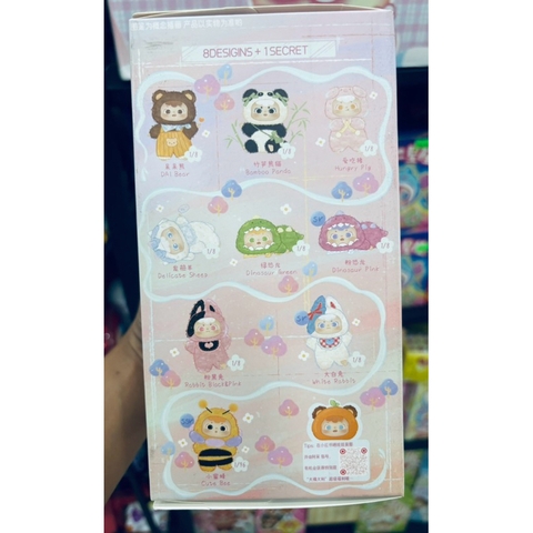 [Blindbox Chính hãng] BlindBox Gấu Bông Dai's Animal Crazy Party - quà tặng cho bé