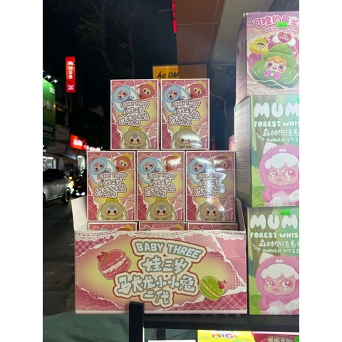 [Blindbox Chính hãng] Bé Ba Baby Three Macaron Bunny V2  - Quà tặng cho bé