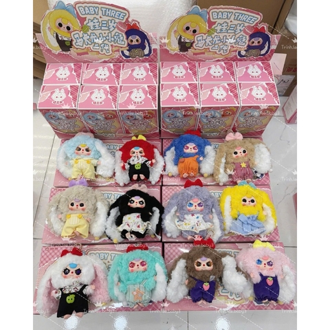 [Blindbox Chính hãng] Bé Ba Baby Three Macaron Bunny V2  - Quà tặng cho bé