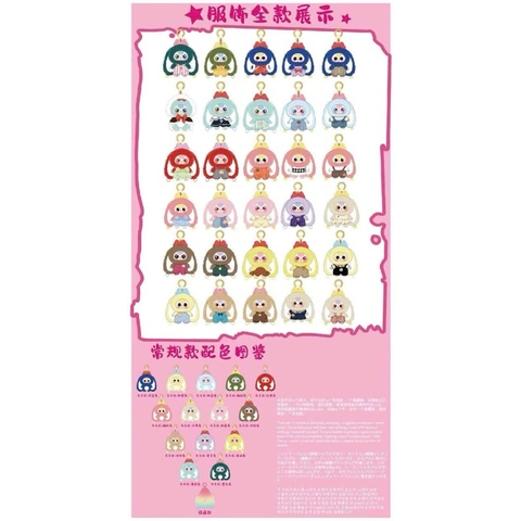 [Blindbox Chính hãng] Bé Ba Baby Three Macaron Bunny V2  - Quà tặng cho bé