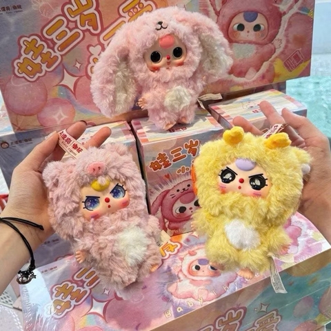 [Blindbox Chính Hãng] BLINDBOX BABY THREE V3 MINI  - Móc chìa khóa, Quà tặng cho bé