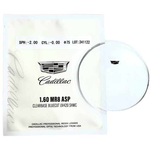 Tròng kính 1.60MR8 ASP ClearBase BlueCut UV420 SHMC