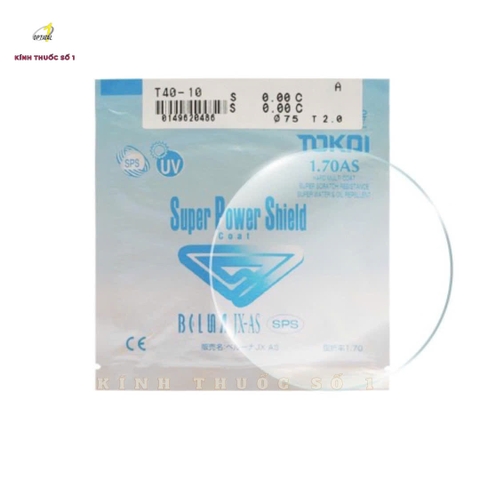 Tròng TOKAI Nhật Bản chiết suất 1.70