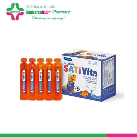 Đa vi chất SatiVita [Hộp 20 ống] Nạp Năng lượng, Tăng đề kháng