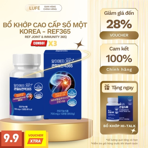 BỔ KHỚP CAO CẤP SỐ MỘT KOREA - REF365 - REF JOINT & IMMUNITY 365 (3 HỘP)