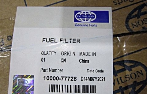 Lọc nhiên liệu FG Wilson 10000-77728