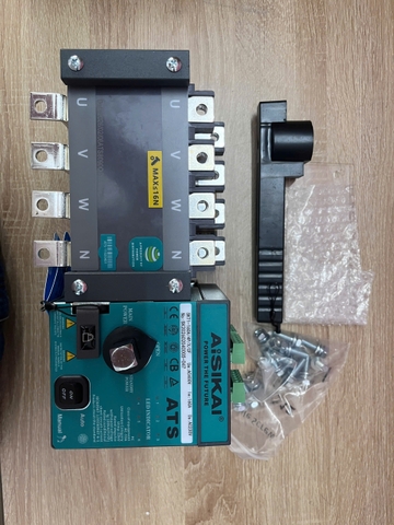 Bộ chuyển nguồn tự động Aisikai 4P 160A mã SKT1-160A/4P/X/CK