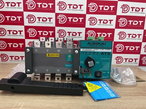 Bộ chuyển nguồn tự động Aisikai 4P 160A mã SKT1-160A/4P/X/CK