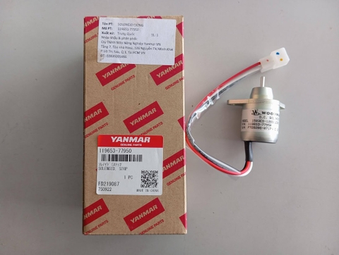 Van điện từ Yanmar 119653-77950