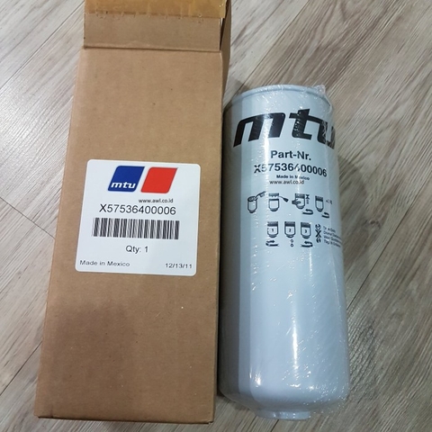 Lọc nhiên liệu tách nước MTU X57536400006