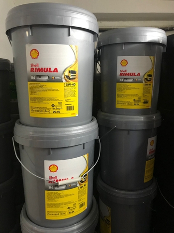 Nhớt động cơ shell Rimula R4X 15W40 CI4 - 20L