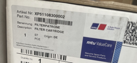 Lọc nhiên liệu tách nước MTU XP51108300002