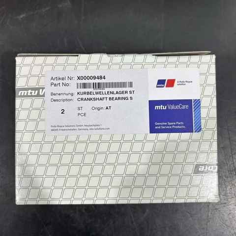 Bạc lót trục khuỷu MTU X00009484