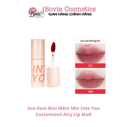 Son Kem Bùn Mềm Mịn Into You Customized Airy Lip Mud