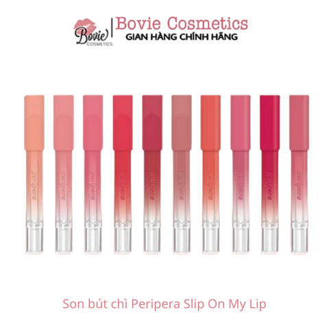 Son bút chì Peripera Slip On My Lip
