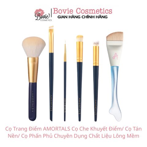 Cọ Trang Điểm AMORTALS Cọ Che Khuyết Điểm/ Cọ Tán Nền/ Cọ Phấn Phủ Chuyên Dụng Chất Liệu Lông Mềm