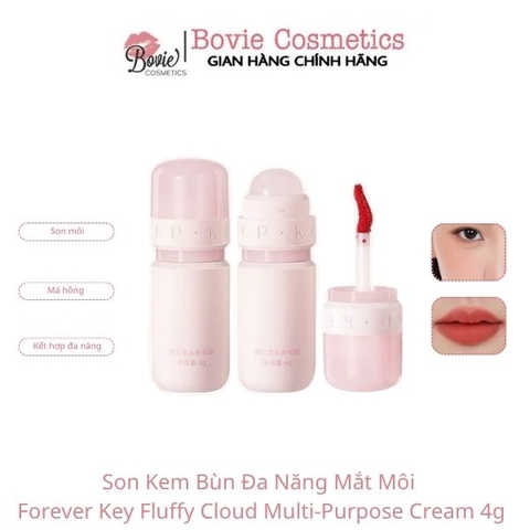 Son Kem Bùn Đa Năng Mắt Môi Forever Key Fluffy Cloud Multi-Purpose Cream 4g