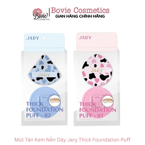 Mút tán kem nền dày Jary Thick Foundation Puff