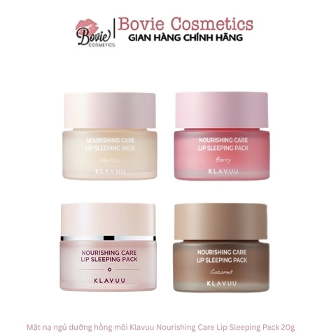 Mặt Nạ Ngủ Klavuu Dưỡng Ẩm Cho Môi Nourishing Care Lip Sleeping Pack 20g