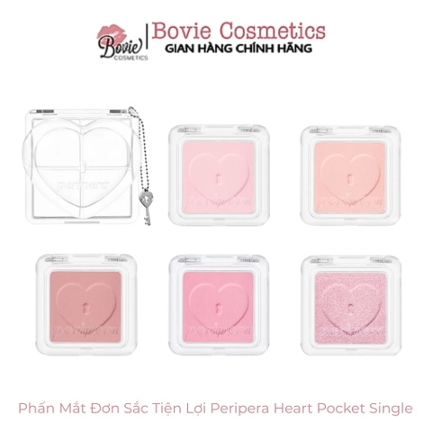 [PERIPERA] Phấn Mắt Đơn Tiện Lợi PERIPERA Heart Pocket Single