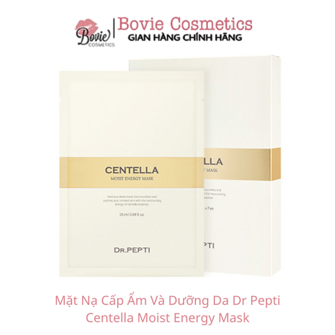 Mặt Nạ Cấp Ẩm Và Dưỡng Da Dr Pepti Centella Moist Energy Mask