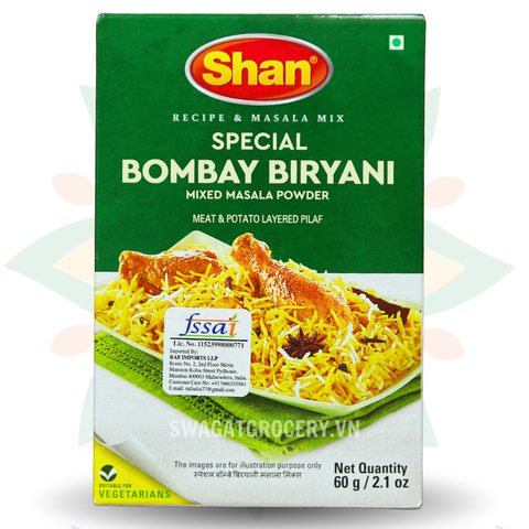Bột gia vị SHAN SPECIAL BOMBAY BIRYANI 60G