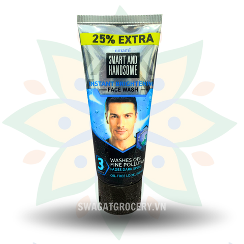 Sữa rửa mặt cho nam Emami Smart And Handsome Instant Brightening Face Wash 62.5g