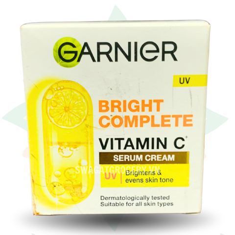 Kem Dưỡng Tinh Chất Vitamin C Garnier Bright Complete Vitamin C Serum Cream 30ml