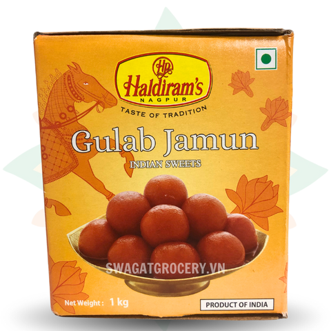Bánh Ngọt Ăn Liền HALDIRAM'S GULAB JAMUN 1KG