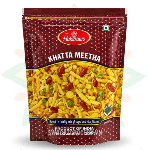 Bánh Snack HALDIRAM KHATTA MEETHA 200GM