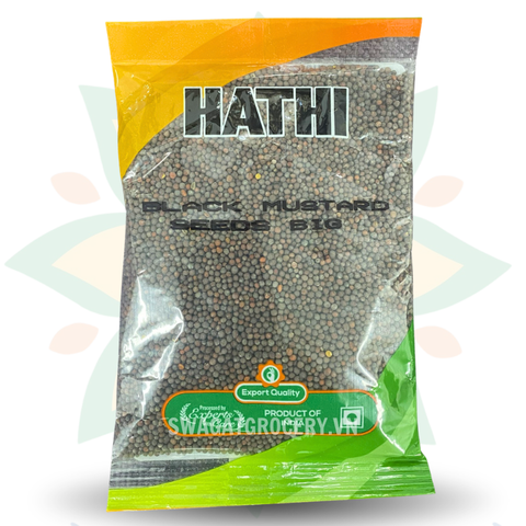 HATHI BLACK MUSTARD SEEDS BIG 100GM