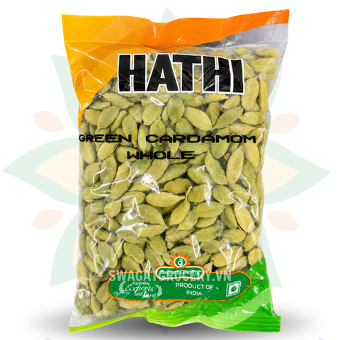 Bạch đậu khấu HATHI GREEN CARDAMOM WHOLE 100GM