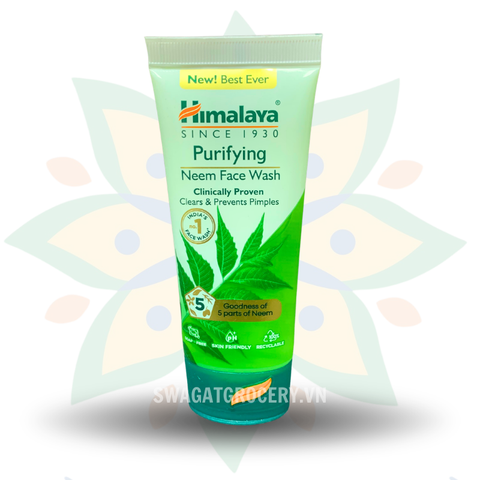 Sữa Rửa Mặt Ngừa Mụn Himalaya Purifying Neem Face Wash Clears & Prevent Pimples 50ml