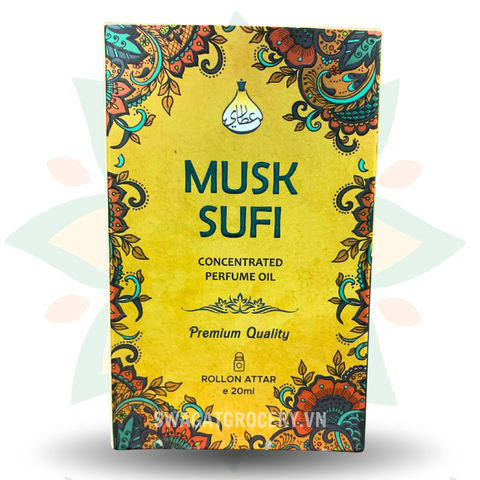 Tinh Dầu Nước Hoa - Musk Sufi Concentrated Perfume oil 20ml