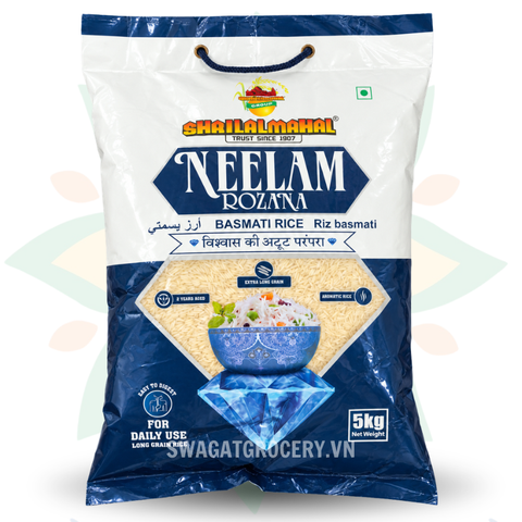 Gạo Basmati - NEELAM BASMATI RICE - 5KG