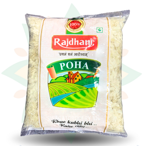 Gạo dẹt RAJDHANI POHA 500GR