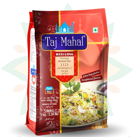 Gạo TAJ MAHAL BASMATI RICE MAXI LONG 1KG (RED)