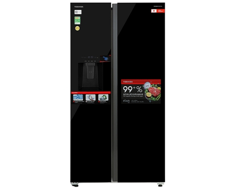 Tủ lạnh Toshiba Inverter 568 lít Side By Side GR-RS755WIA-PGV(22)-XK