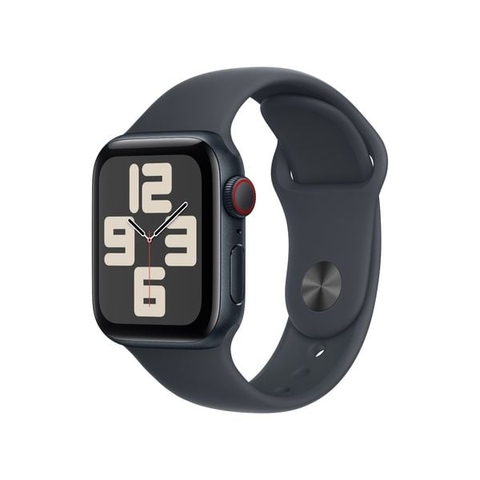 Đồng hồ Apple Watch SE 2024 GPS + Cellular 44mm Midnight (Vỏ Nhôm Dây Midnight Sport Band - M/L) (MXGM3SA/A)