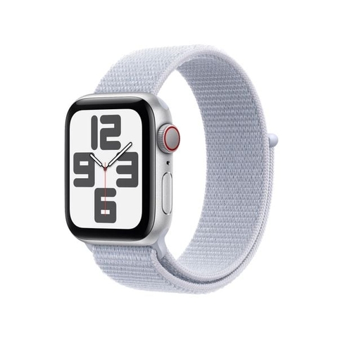 Đồng hồ Apple Watch SE 2024 GPS + Cellular 44mm Silver (Vỏ Nhôm Dây Blue Cloud Sport Loop) (MXGR3SA/A)