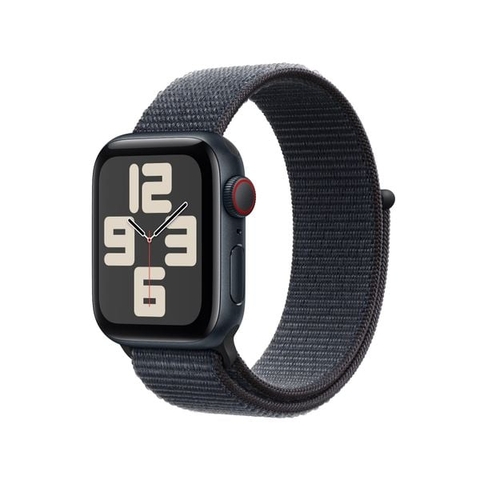 Đồng hồ Apple Watch SE 2024 GPS + Cellular 40mm Midnight (Vỏ Nhôm Dây Ink Sport Loop) (MXGA3SA/A)