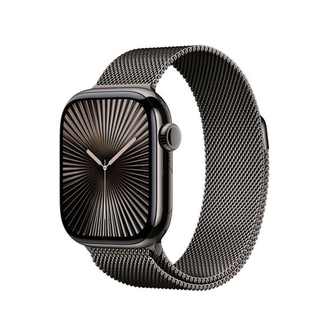 Đồng hồ Apple Watch Series 10 GPS + Cellular 46mm Slate Titanium (Vỏ Thép Dây Slate Milanese Loop - S/M) (MC7R4SA/A)