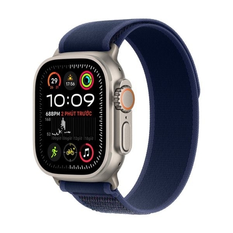 Đồng hồ Apple Watch Ultra 2 2024 GPS + Cellular 49mm Natural Titanium (Vỏ Thép Dây Blue Trail Loop - S/M) (MX4J3VN/A)